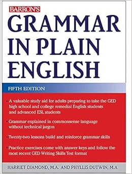 Grammar In Plain English Revised By Diamond Harriet M A Author Sep 01 2012 Paperback Amazon De Diamond Harriet M A Bucher