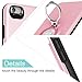 iPhone 6 Case with Ring Kickstand by ICONFLANG, 360 Degree Rotating Ring Grip Case for iPhone 6 Dual Layer Shockproof Impact Protection Apple iPhone 6 Case Compatible with Magnetic Car Mount- Pink