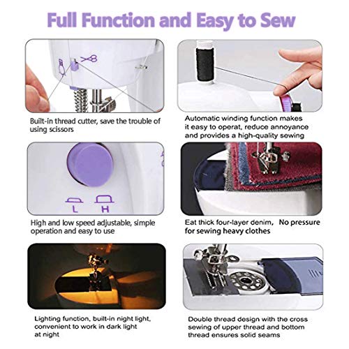 Portable Sewing Machine, Mini Electric Sewing Machines, Household