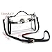 CHARMINER Clear Cross-Body Messenger Shoulder Bag, Adjustable Strap Handbag-NFL Stadium Approved Clear Purse
