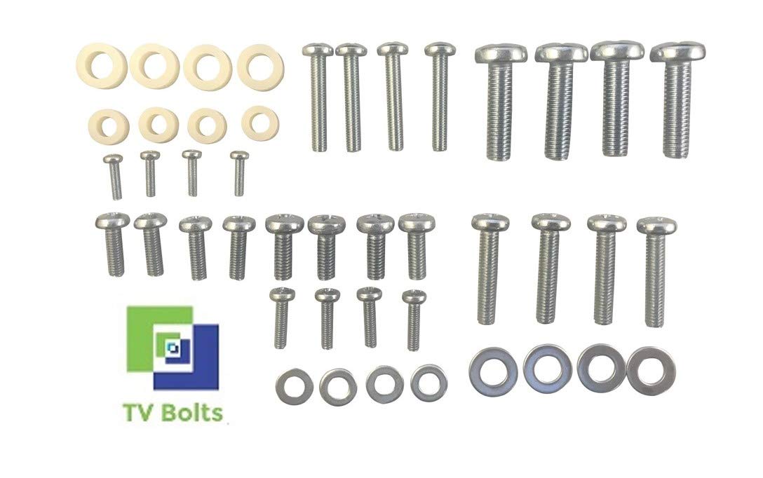 Full Set of LG TV Mounting Bolts/Screws and Washers - Fits Any Size TV
