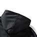 LBL Leading the Better Life ASALI Men's Pullover Winter Jackets Hooed Fleece Hoodies Wool Warm Thick Coats Black 2XL#02