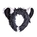 Life-like Ring-Tailed Lemur Ears Headband Accessory for Ring-Tailed Lemur Cosplay, Ring-Tailed Lemur Costume, Pretend Animal Play or Zoo Animal Party Costumes