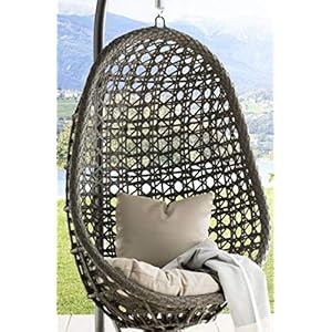 Destiny Hängeschaukel Hängekorb Coco – NUR Korb – Hängesessel Promo Polyrattan Sessel OHNE Gestell