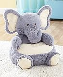 The Lakeside Collection Kids' Plush Animal Chairs - Elephant