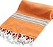 Cacala Turkish Beach Towel Quick Dry Prewashed for Soft Feel Extra Large Peshtemal for Bathroom, Travel, Pool and Swim, Paradise Series, 37 in x 70 in