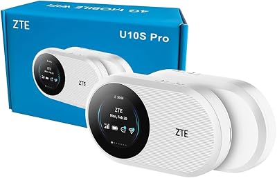 ZTE U10S Pro White 4G LTE Mobile WiFi 32 Devices 3000mAh Battery Roams