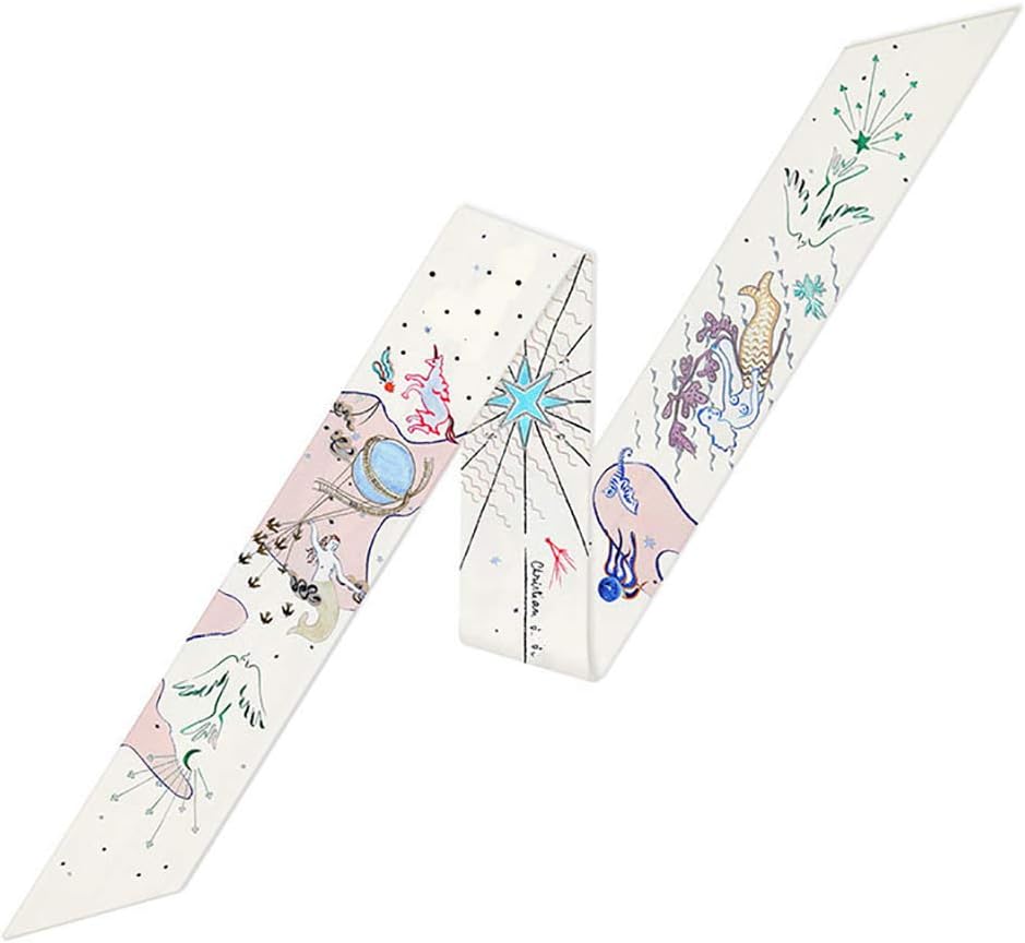 Uainhrt Four Seasons Design Bag Handbag Handle Ribbon Scarf Hair Head Band Neck Scarf Fashion Gifts