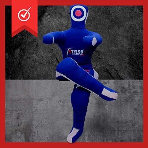 Manichino Da Allenamento MMA Grappling Dummy - Per BJJ, Wrestling, Judo, Vuoto Da Riempire, 119.4 Cm Nero