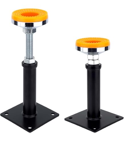 2-Pack Adjustable Floor Jack Posts – 6 To 9 Inch Height, 6000 Lb Capacity Each, For Floor Leveling & Support