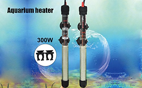 Mylivell Aquarium Heater 300W Submersible Fish Tank Water Heater Thermostat
