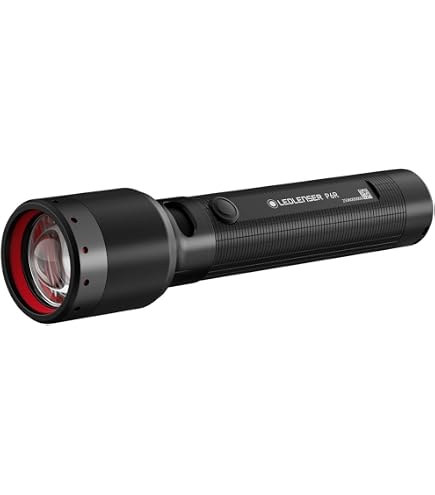 Ledlenser P17R Core Flashlight - Black, Aluminum Alloy - 1200