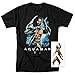 Aquaman Movie Jason Mamoa Trident T Shirt & Stickers (XX-Large) Black