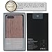 iPhone 7 Plus Case, ROCK [Grained] - Black Rose [Origin][Non Slip] [Built-in Magnetic Metal Plate] [Wood Tactile] [Natural Wood and TPU Rubber] [Fingerprint Free] Case For Apple iPhone 7 Plus