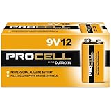 Duracell Procell 9 Volt Batteries, Pack of 12
