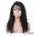 Ysdidwigs 360 Lace Frontal Wigs Deep Curly 150% Density Human Hair Wigs for Black Women with Baby Hair Natural Color 16 inch