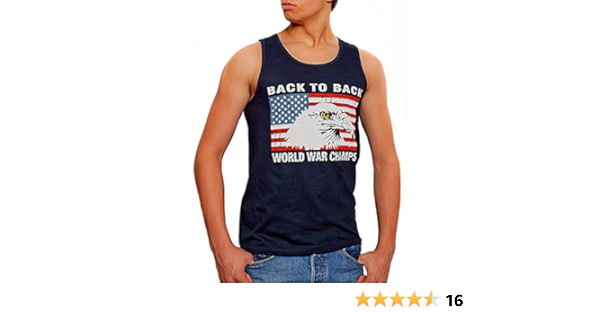 back to back world war champs tank top