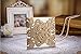 Doris Home Champange Gold Laser-cut Lace Flower Pattern Wedding Invitations Cards, 1 piece