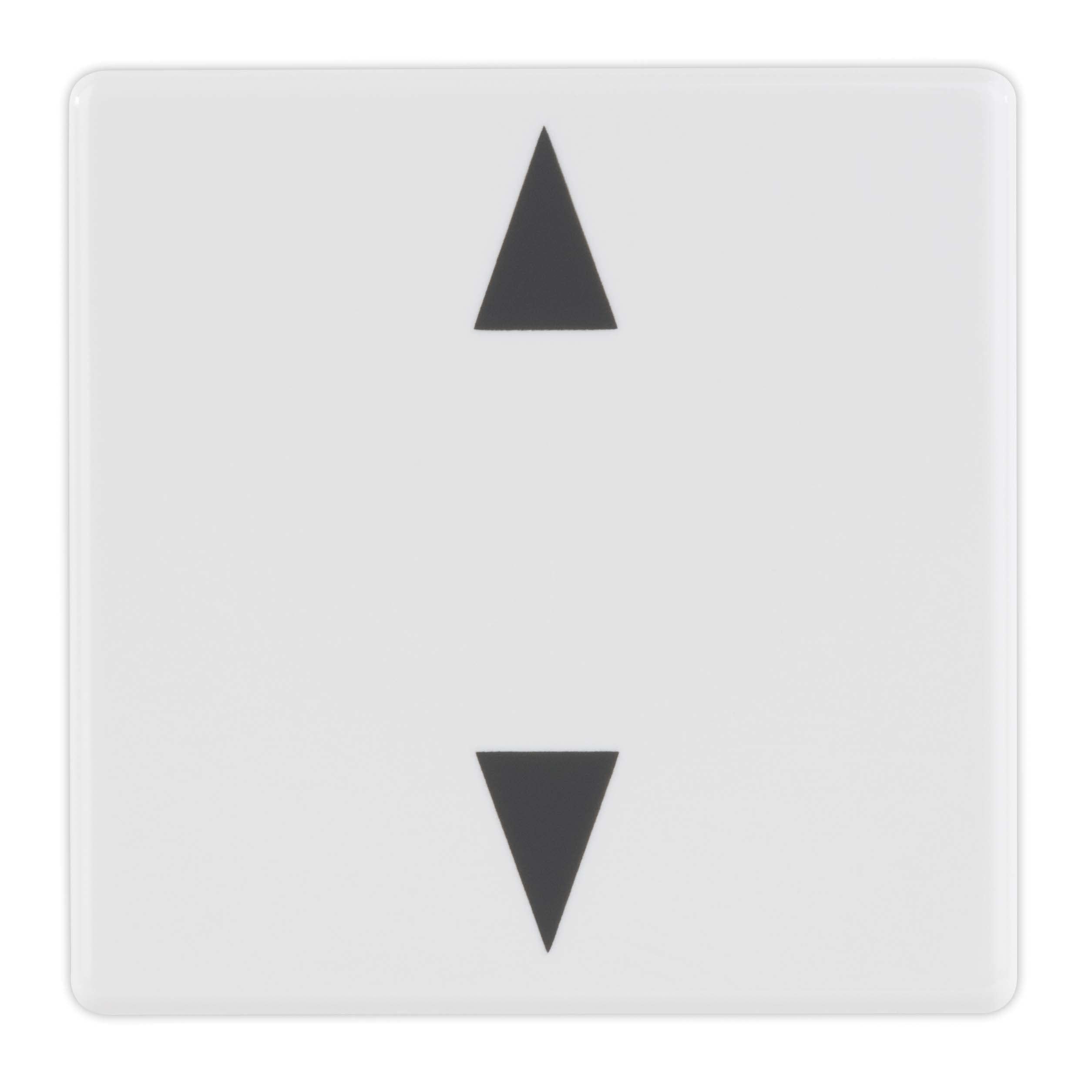 REV Quadro 0236350106 Roller Shutter Switch/Blind Switch Cover White — image 1