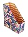 bloom daily planners Collapsible Desk Organizer - File Folder/Magazine Holder - Vintage Floral