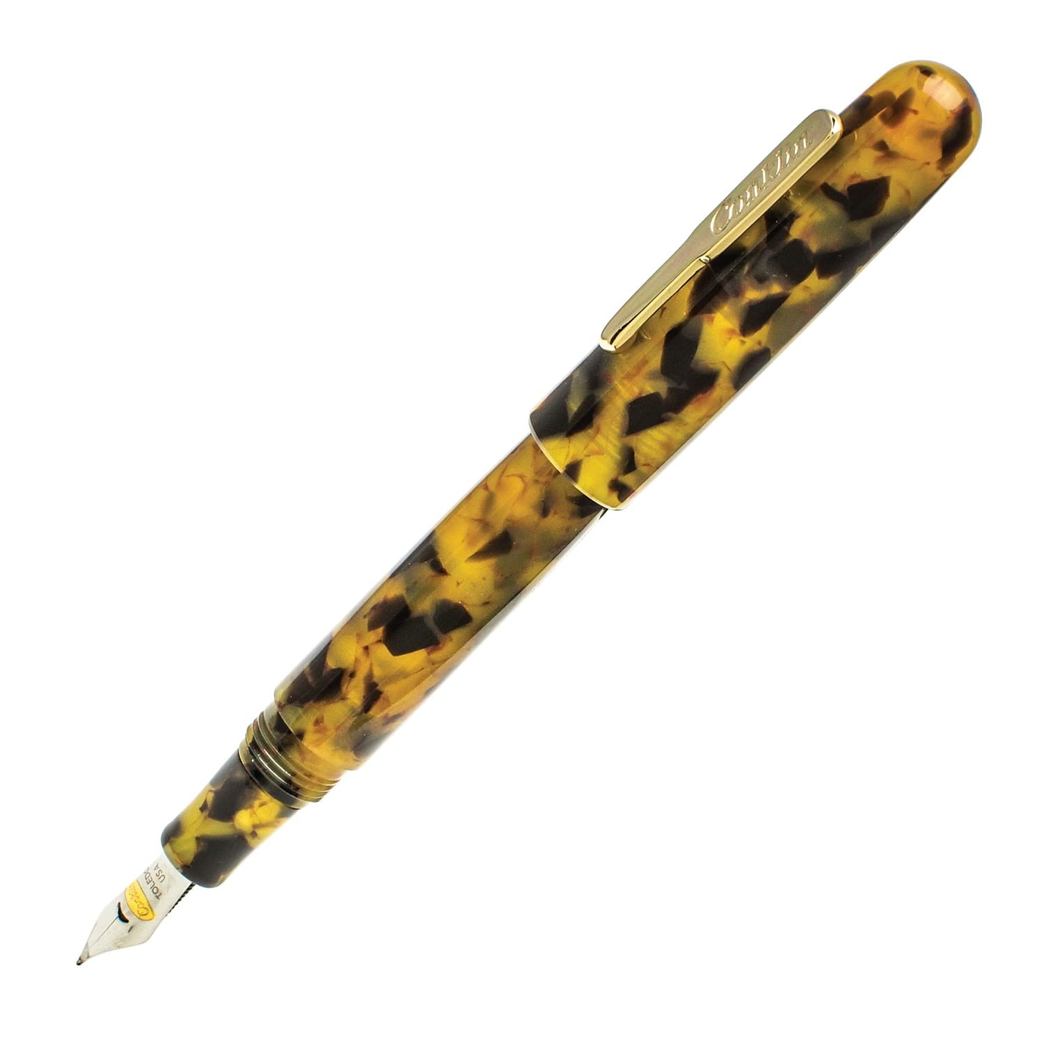 Conklin All American Stub Nib Fountain Pen - Tortoise
