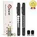 Opoway Pen Light Nurse Pen Light Medical Pen Lights with Pupil Gauge for Nurses Doctors Nursing Students 2pcs Black with Batteries(2 Replacement Warm Light Bulbs Included)