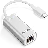 Anker USB-C to Ethernet Adapter for USB Type-C Devices Including the new MacBook 2016, ChromeBook Pixel and More (Silver Aluminum)