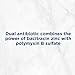 Polysporin First Aid Topical Antibiotic Ointment with Bacitracin Zinc & Polymyxin B Sulfate, For Infection Protection & Wound Care Without Neomycin, Travel Size, 0.5 oz