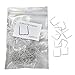 Ocamo Pre Cut Inside Corner Staples 0.8mm/0.6mm Plastic Stapler Repair Welders 100PCs