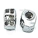 HTT Chrome Switch Housing Cover Kit For 2014-later Harley Touring and Trike with OEM hydraulic clutch (Aftermarket OEM #71500185) CVO Road King FLHRSE6