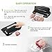 Pictek Vacuum Sealer, Easy One-Touch 2-in-1 Fully  Automatic Food Vacuum Saver Sealing System Machine with Roll Holder and Cutter, Black
