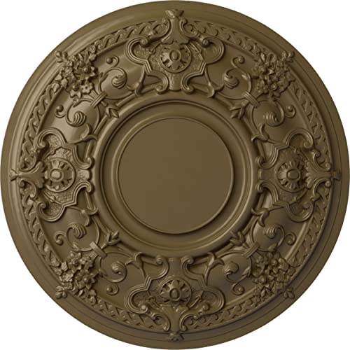 32 3/4"OD x 2 1/2"P Jackson Ceiling Medallion (Fits Canopies up to 13 1/2"), Ha…