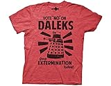 Dr Who Vote No on Daleks Mens Tee
