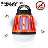 Camping Lantern and Bug Zapper - Rechargeable LED Lantern and Flashlight- Lightweight Camping Gear and Accessories For The Outdoors and Emergencies - Made By RuggedCamp