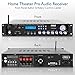 Multi-Channel Bluetooth Power Amplifier – 3000 Watt Audio Rack Mount Home Speaker Sound Stereo Receiver  FM Radio, USB, Headphone, RCA, Dual Microphone w/ Echo, LED, Wireless Streaming – Pyle P3001BTthumb 1