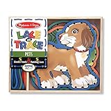 Melissa & Doug Lace & Trace Activity Set: Pets (5 Wooden Panels and 5 Matching Laces, Great Gift for Girls and Boys - Best for 3, 4, and 5 Year Olds)