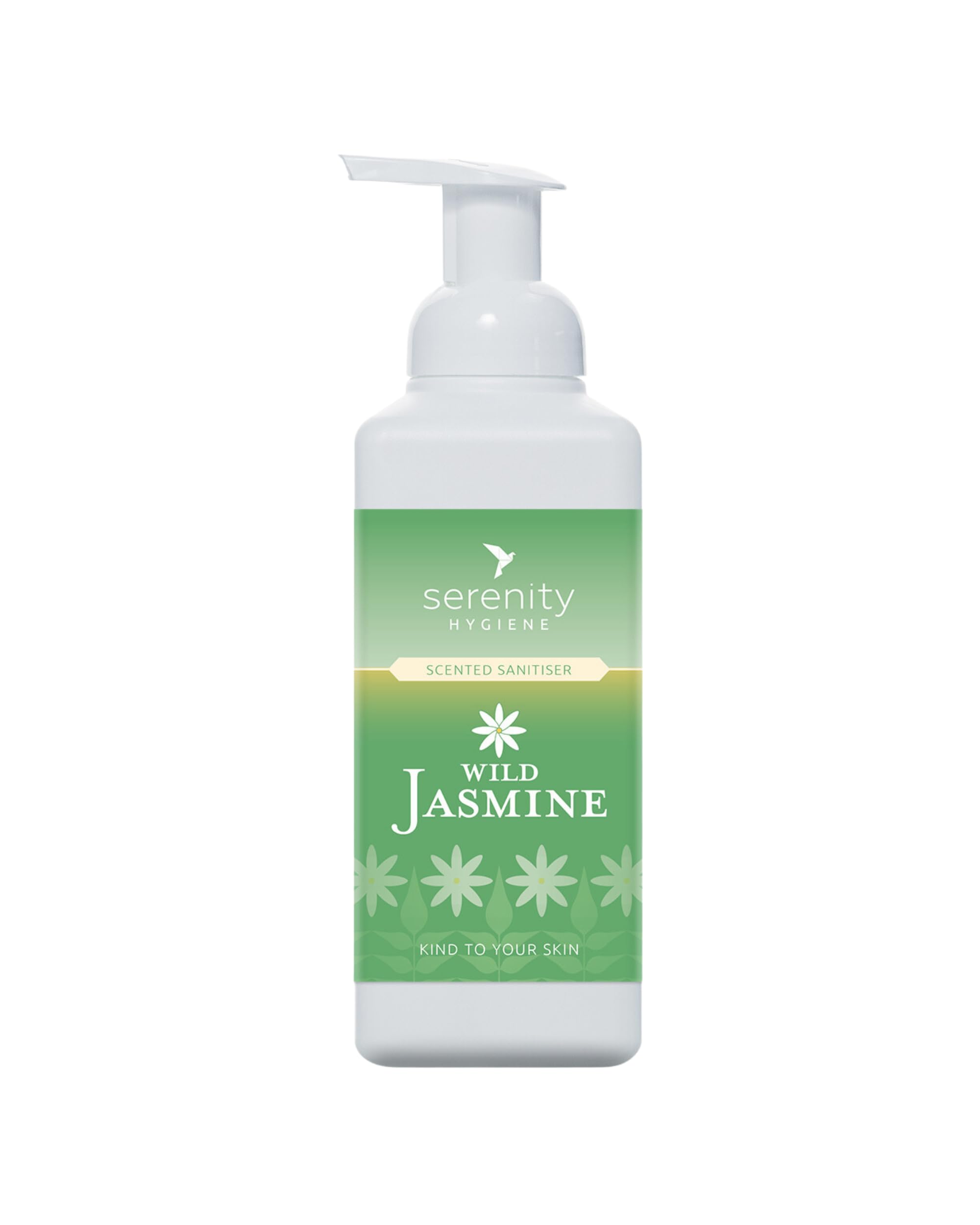 Hand Cleansing Sanitiser Foam, No Alcohol Foaming Hand Sanitizer Dispenser - Wild Jasmine - 500ml