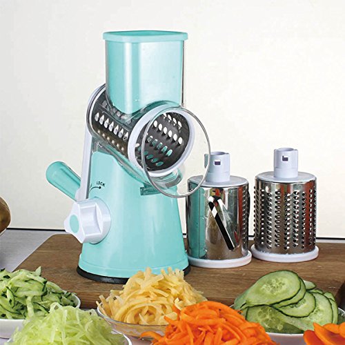 Meat Grinder Mandoline Slicer Food Chopper and Citrus Juicer 4-in-1 Manual Kitchen Gadget Set - Thumbnail 2