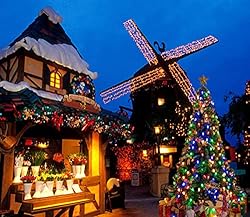 Outdoor Solar Christmas Lights C9 Strawberry String