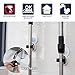 Suction Cup Mop and Broom Holder Organizer, Broom Organizer, Broom Mop Holder Rack Wall Mounted, Broom Mop Gripper Wall Mount, Self Adhesive No Drilling Required Broom Mop Rack (1 Pack)