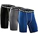 Neleus Men's 3 Pack Compression Short