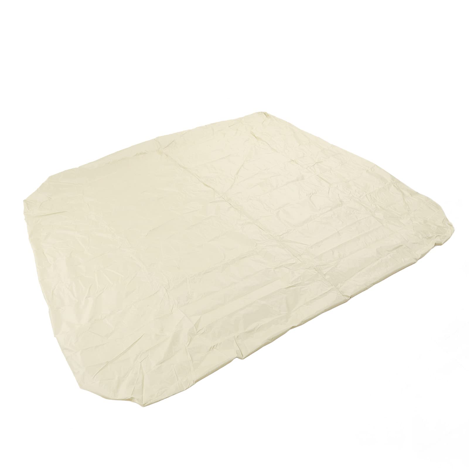 TOPINCN 210x210x30cm Waterproof 190 Silver Coated Polyester Taffeta Square Hot Tub Cover Rainproof Outdoor Bathtub Dust Cover Hot Spring Cove (Beige)