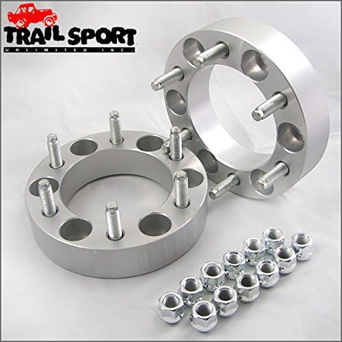 trailsport4x4 1.5 inch Wheel Spacer Kit with Studs for Older Chevy/GMC - 6x5.5 Hub with 7/16 hardware