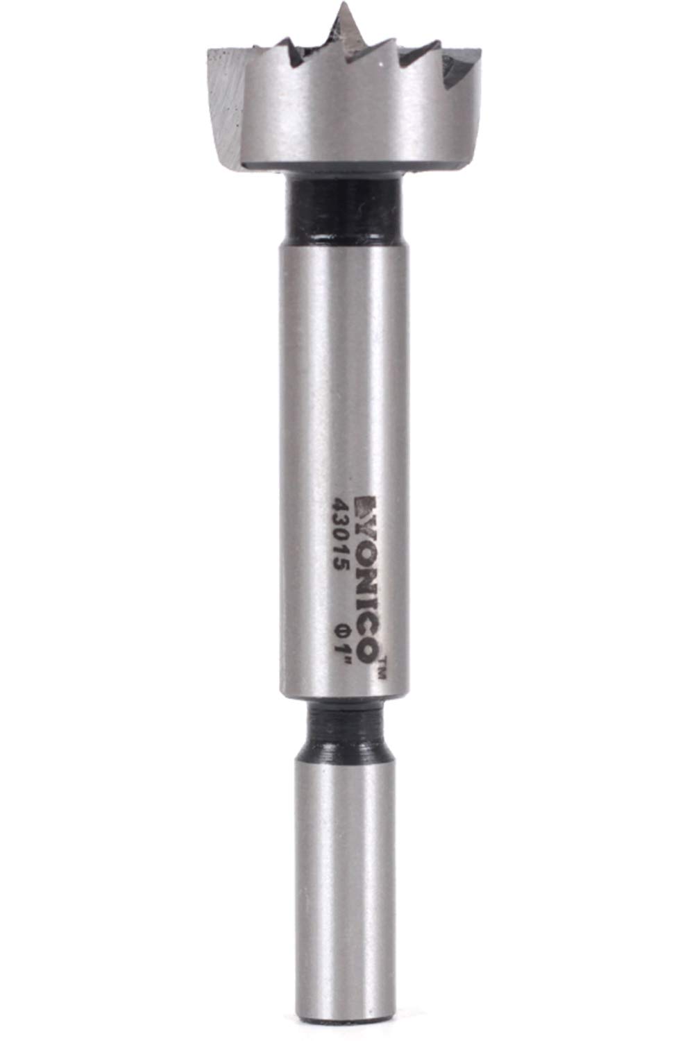 Yonico 43015S 1-Inch Diameter Steel Forstner Drill Bit 3/8-Inch Shank