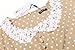 ACEVOG Women's Classy Vintage Audrey Hepburn Style 1940's Rockabilly Evening Dress (XL, Khaki)