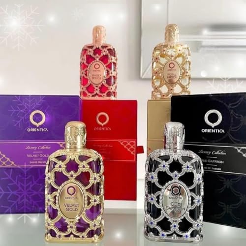 Orientica Rose Eclat 2 Pc Gift Set Eau De Parfum – Rose, Fruity, Bergamot, Peach Blossom, Musk, Amber - Arabic Floral Perfume for Women & Men - Arabic Perfume Gifts for Women & Men