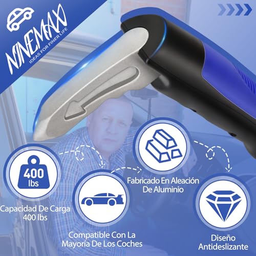 NINEMAX Support Car Seniors Support Car Assistant Disabled | Car Assist Handle with Blade for Seniors (Blue D)