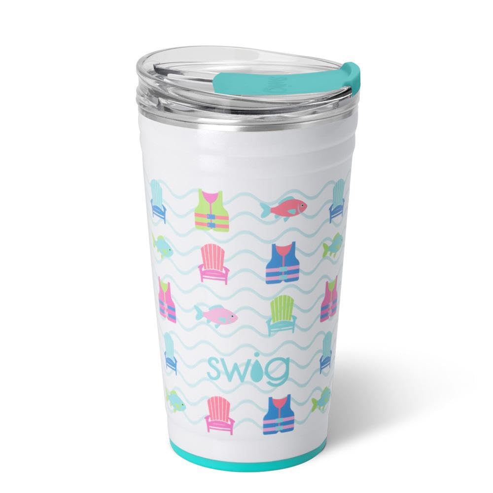 Swig Life 24oz Party Cup, Stackable Insulated