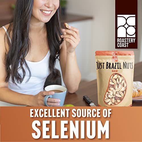 Roastery Coast DAILY NUTS Whole Raw Brazil Nuts Selenium Bulk