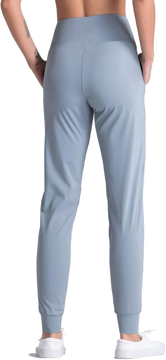 Dragon Fit Joggers for Women with Pockets,High Waist Workout Yoga Tapered Sweatpants Women's Lounge Pants: Clothing